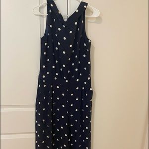 Boden Navy/Poka Dot Jumpsuit